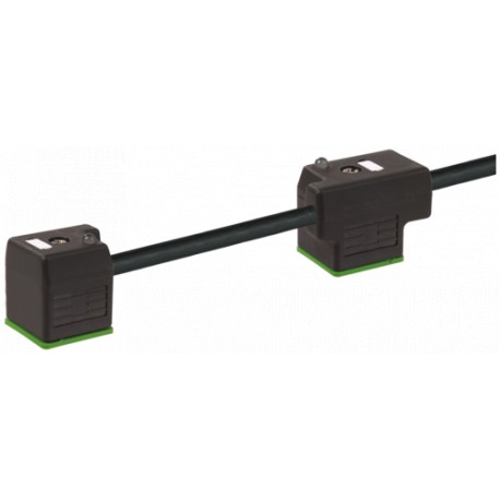 7000-58081-6170500 - 7000-58081-6170500 MURRELEKTRONIK MSUD DOUBLE VALVE PLUG FORM A 18MM PVC 4X0.75 black 5.0m
