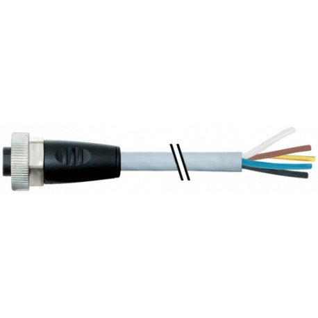 7000-78021-9620300 - 7000-78021-9620300 MURRELEKTRONIK 7/8" female 0° with cable PUR 5x2.5 gy UL/CSA+drag c 3.0 m