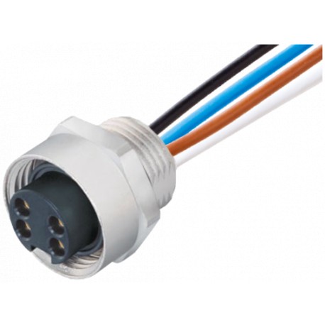 7000-78361-9770100 - 7000-78361-9770100 MURRELEKTRONIK 7/8'' FEMALE FLANGE PLUG Wire 4X0.75 1m