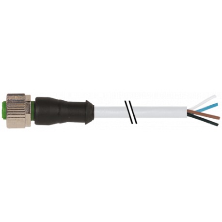 7002-12221-2242000 - 7002-12221-2242000 MURRELEKTRONIK M12 female 0° with cable V2A PUR 4x0.34 gy UL/CSA 20m