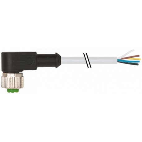7000-12361-2190500 - 7000-12361-2190500 MURRELEKTRONIK M12 female 90° with cablePVC 5x0.34 gy UL/CSA 5.0m