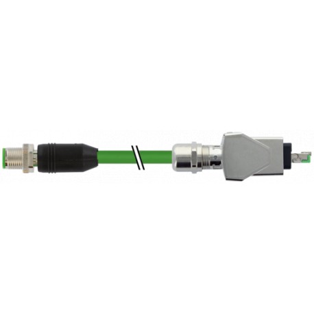 7000-44717-7960500 - 7000-44717-7960500 MURRELEKTRONIK M12 male 0° /Push Pull RJ45, 0°, shieldedPUR 2x2xAWG22 shielded gn UL/CSA+..