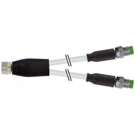 7000-87251-2100030 - 7000-87251-2100030 MURRELEKTRONIK M8 female Y-distributor / M8 male 0°PVC 3x0.25 gy UL/CSA 0,3m
