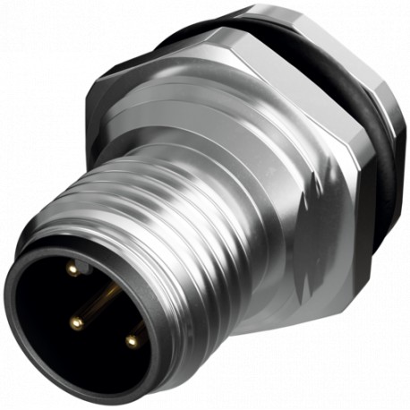 7000-R2113-11A2400 - 7000-R2113-11A2400 MURRELEKTRONIK M12 male 0° receptacle a-cod. rear mount 3-pol. pcb pin