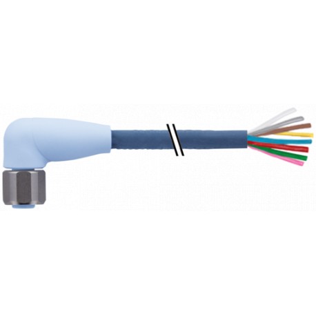 7024-17061-3122500 - 7024-17061-3122500 MURRELEKTRONIK M12 female 90° with cable F&B ProTPE-S 8x0.25 bu robot+drag chain 25m
