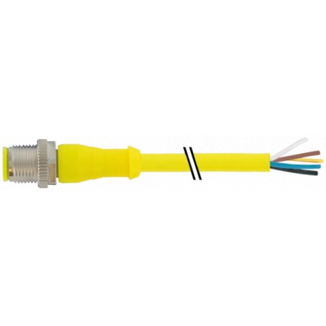 7030-12041-1273000 - 7030-12041-1273000 MURRELEKTRONIK M12 male 0° with cable AIDA PUR 5x0.34 ye UL/CSA+drag chain 30m