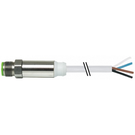 7044-12021-2140030 - 7044-12021-2140030 MURRELEKTRONIK M12-Steel male 0° with cablePVC 4x0.34 gy UL/CSA 0,3m