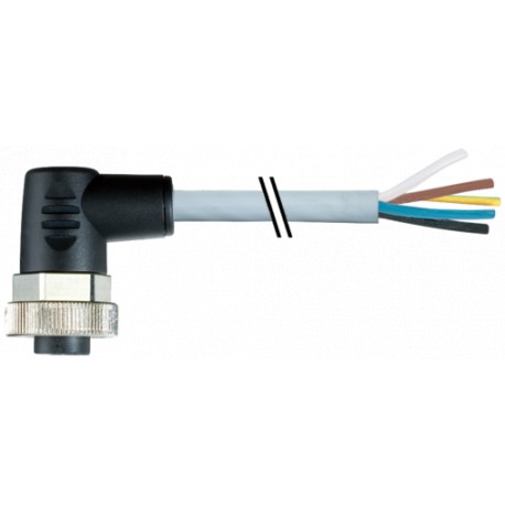 7000-78051-9610050 - 7000-78051-9610050 MURRELEKTRONIK 7/8" female 90° with cablePUR 5x1.5 gy UL/CSA+drag c 0.5 m