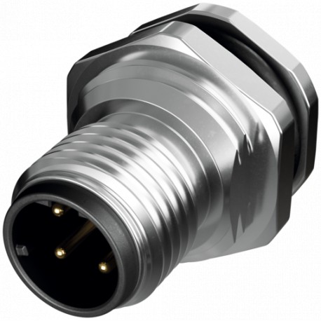 7000-R2114-11D2400 - 7000-R2114-11D2400 MURRELEKTRONIK M12 male receptable 0° D-cod. rear4-pol., PCB pin