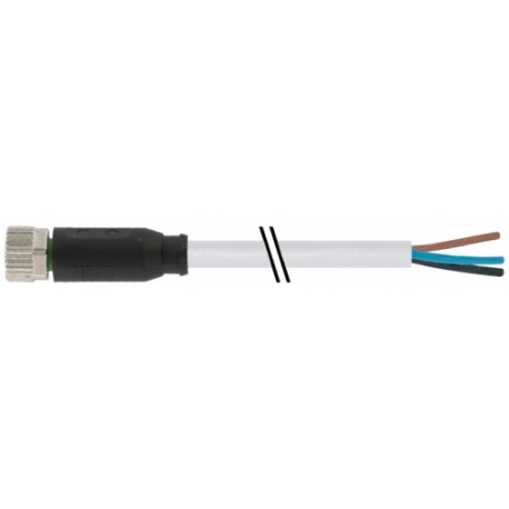 7999-08041-2130500 - 7999-08041-2130500 MURRELEKTRONIK M8 female 0° A-cod. with cablePVC 3x0.34 gy UL/CSA 5m