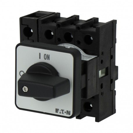P1-40/E/N - P1-40/E/N 199891 Y7-199891 EATON ELECTRIC On-Off switch 40 A flush mounting, 3p+N with black handle
