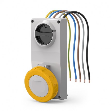 407.1679 - 407.1679 SCAME ENC BASE. Mec. 16A 3P+N+T 4h