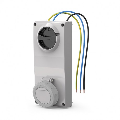 407.16833 - 407.16833 SCAME ENC BASE. Mec. 16A 2P+T 12h