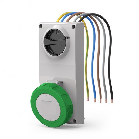 407.16872 - 407.16872 SCAME ENC BASE. Mec. 16A 3P+N+T 2h