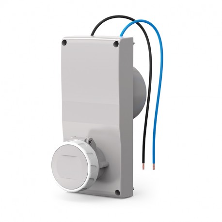 407.2621 - 407.2621 SCAME ENC BASE. Mec. 32A 2P 12h IP66/IP67/IP69