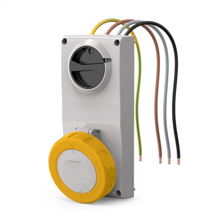 407.3272 - 407.3272 SCAME ENC BASE. Mec. 32A 3P+T 4h IP66/IP67/IP69