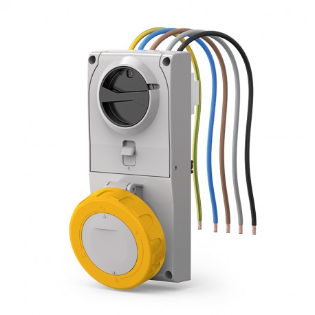 408.1679 - 408.1679 SCAME ENC BASE. Mec. 16A 3P+N+T 4h