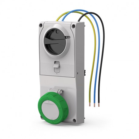 408.16832 - 408.16832 SCAME ENC BASE. Mec. 16A 2P+T 2h IP66/IP67/IP69