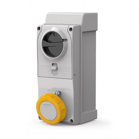 508.1670 - 508.1670 SCAME ENC BASE. Mec. 16A 2P+T 4h IP66/IP67/IP69