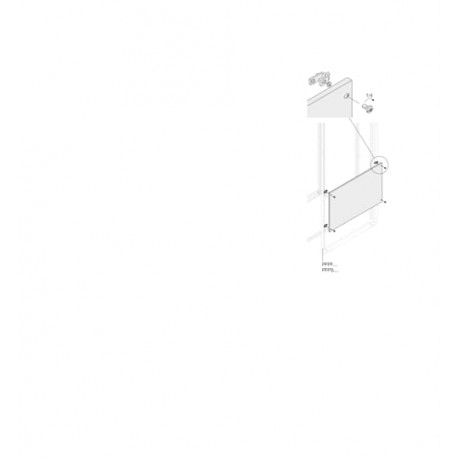 PPFB1013 - PPFB1013 ABB Flat blind panel H 100, A 1250