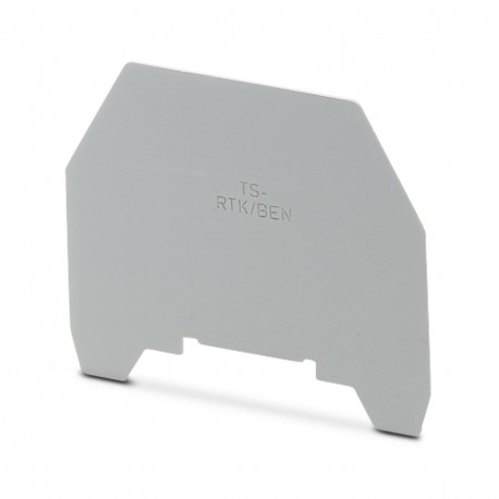 TS-RTK-BEN - TS-RTK-BEN 0308210 PHOENIX CONTACT Separating plate, Length: 61 mm, Width: 0.8 mm, Color: gray
