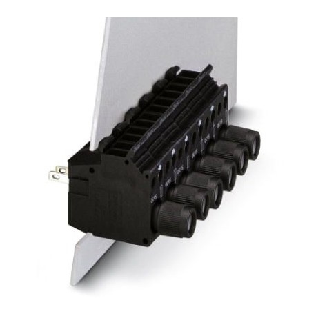 DFK 4-SI(5X20) BK - DFK 4-SI(5X20) BK 0709301 PHOENIX CONTACT Fuse panel feed-through terminal block