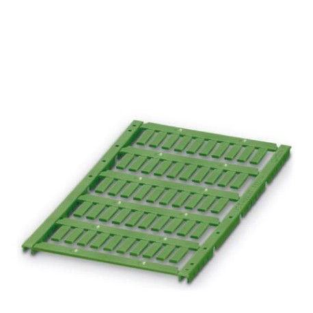 UCT-WMT (12X4) GN - UCT-WMT (12X4) GN 0801442 PHOENIX CONTACT Conductor marker, Sheet, green, unlabeled, can be labeled with: TH..