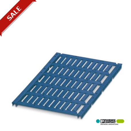 UCT-WMT (15X4) BU - UCT-WMT (15X4) BU 0801452 PHOENIX CONTACT Conductor marker, Sheet, blue, unlabeled, can be labeled with: THE..