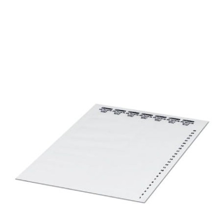 ESL 25X10 TR - ESL 25X10 TR 0811943 PHOENIX CONTACT Insert strip, Sheet, transparent, unlabeled, can be labeled with: Offic..