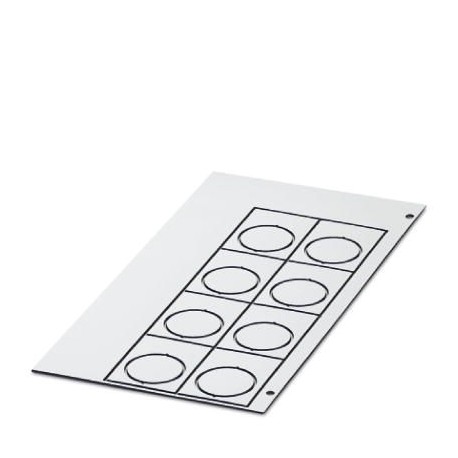 EMLP 24 (30X12) CUS - EMLP 24 (30X12) CUS 0824364 PHOENIX CONTACT Plastic label with drill hole