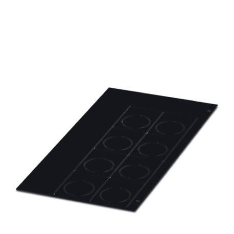 EMLP 24 (30X12) BK CUS - EMLP 24 (30X12) BK CUS 0824365 PHOENIX CONTACT Plastic label with drill hole