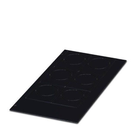 EMLP 32 (38X14) BK CUS - EMLP 32 (38X14) BK CUS 0824372 PHOENIX CONTACT Plastic label with drill hole