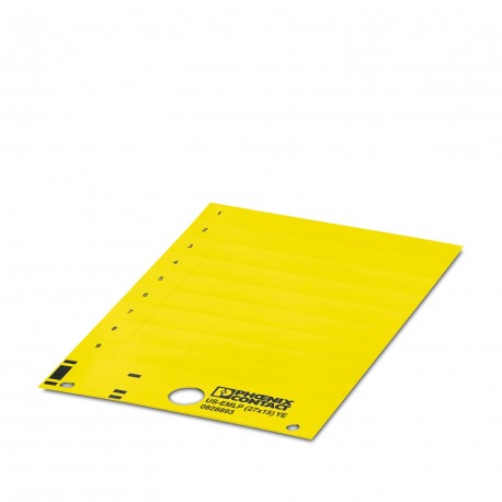 US-EMLP (27X15) YE CUS - US-EMLP (27X15) YE CUS 0830098 PHOENIX CONTACT Plastic label