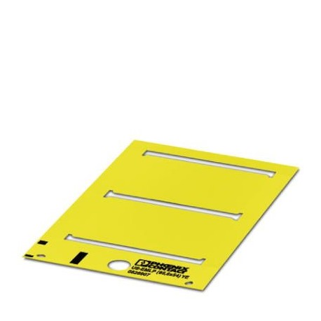 US-EMLP (85,6X54) YE CUS - US-EMLP (85,6X54) YE CUS 0830119 PHOENIX CONTACT Plastic label