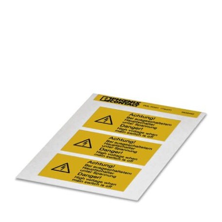 PML-W301 (74X37) - PML-W301 (74X37) 0830462 PHOENIX CONTACT Warning label