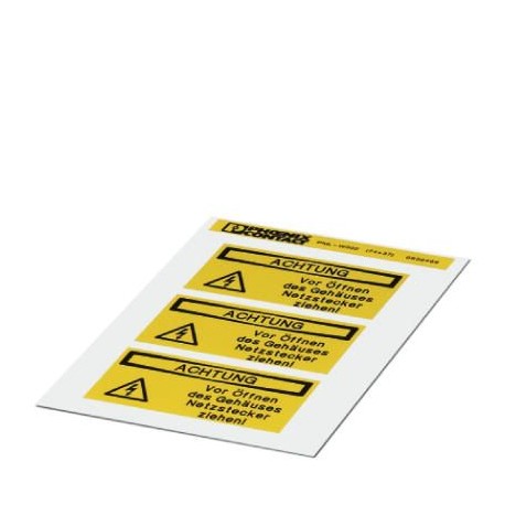 PML-W302 (74X37) - PML-W302 (74X37) 0830466 PHOENIX CONTACT Warning label