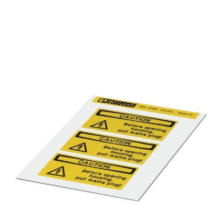 PML-W303 (74X37) - PML-W303 (74X37) 0830470 PHOENIX CONTACT Warning label