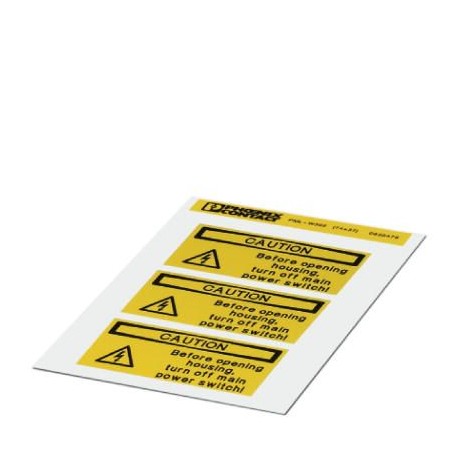 PML-W305 (74X37) - PML-W305 (74X37) 0830478 PHOENIX CONTACT Warning label