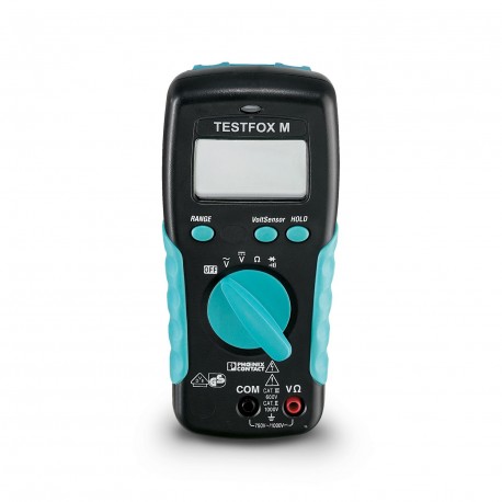 TESTFOX M - TESTFOX M 1212208 PHOENIX CONTACT Digital multimeter, for DC and AC voltage measurements, feed-through measu..