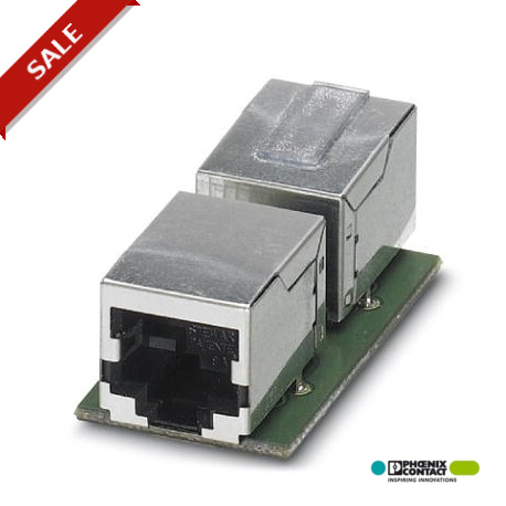 VS-08-BU/BU-RJ45-F - VS-08-BU/BU-RJ45-F 1405617 PHOENIX CONTACT RJ45 coupling, Degree of protection: IP20, Number of positions: 8..