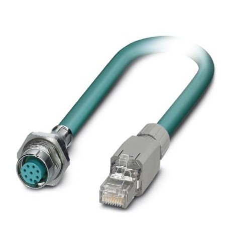 VS-M12FSBP-IP20-94C-LI/2,0 - VS-M12FSBP-IP20-94C-LI/2,0 1413095 PHOENIX CONTACT Network cable