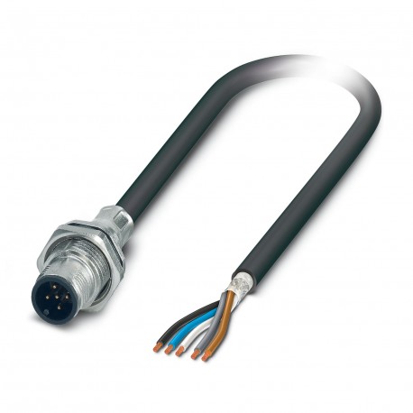 SACCBP-MS-5CON-M16/2,0-PUR SCO - SACCBP-MS-5CON-M16/2,0-PUR SCO 1419412 PHOENIX CONTACT Flush-type connector