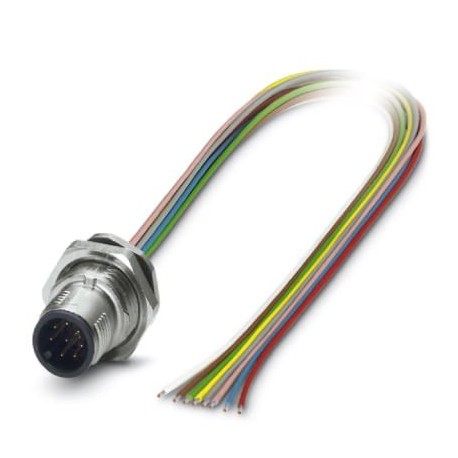 SACC-DSI-M12MS-12CON-M16/0,5 - SACC-DSI-M12MS-12CON-M16/0,5 1419700 PHOENIX CONTACT Flush-type connector
