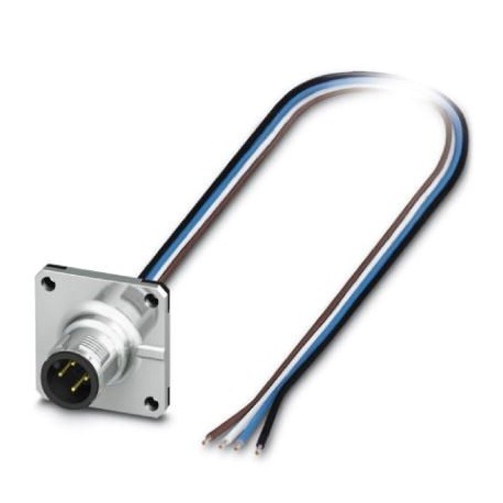 SACC-SQ-M12MS-4CON-20/0,5 - SACC-SQ-M12MS-4CON-20/0,5 1419784 PHOENIX CONTACT Flush-type connector