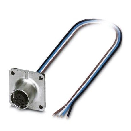 SACC-SQ-M12FS-4CON-20/0,5 - SACC-SQ-M12FS-4CON-20/0,5 1419797 PHOENIX CONTACT Flush-type connector