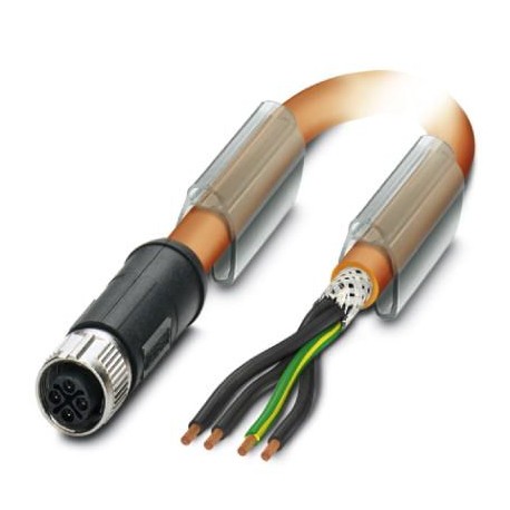 SAC-4P-10,0-PUR/M12FSS PE SH - SAC-4P-10,0-PUR/M12FSS PE SH 1424099 PHOENIX CONTACT Power cable