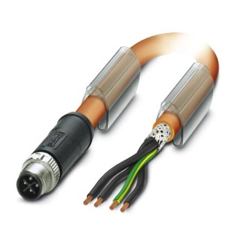SAC-4P-M12MSS/ 3,0-PUR PE SH - SAC-4P-M12MSS/ 3,0-PUR PE SH 1424105 PHOENIX CONTACT Power cable