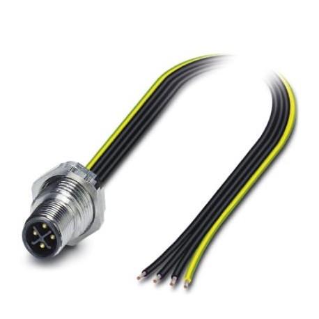 SACC-DSI-M12MSS-4CON-M16/0,5PE - SACC-DSI-M12MSS-4CON-M16/0,5PE 1424132 PHOENIX CONTACT Flush-type connector