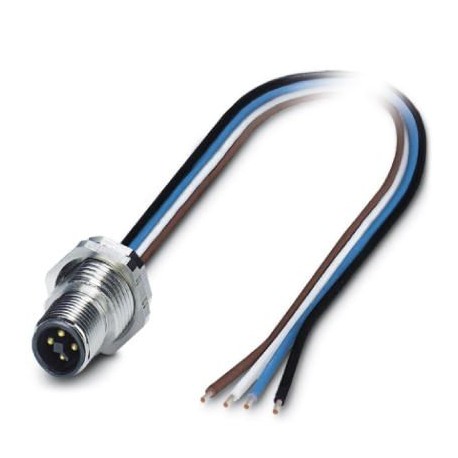SACC-DSI-M12MST-4CON-M16/0,5 - SACC-DSI-M12MST-4CON-M16/0,5 1424136 PHOENIX CONTACT Flush-type connector