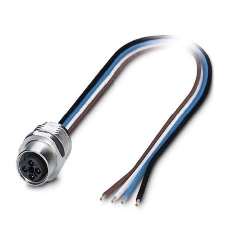 SACC-E-M12FST-4CON-M16/0,5 - SACC-E-M12FST-4CON-M16/0,5 1424138 PHOENIX CONTACT Flush-type connector
